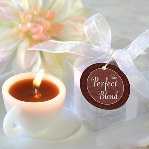 Coffee Cup Candle Wedding Event Marriage Anniversary