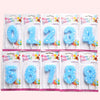 Birthday Cake Numbers Decoration Candles