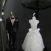 Bridegroom White Bride Shape Wedding Candles